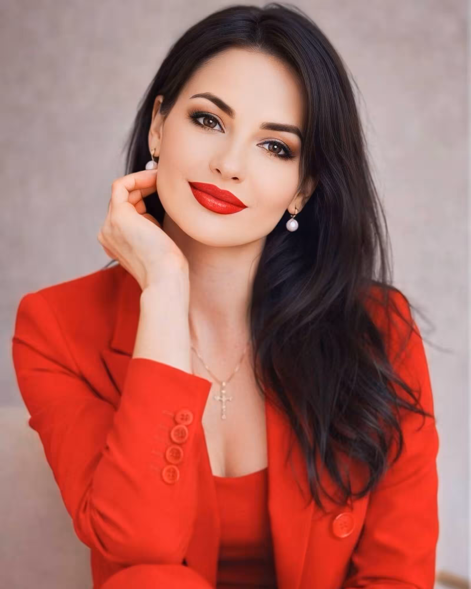 Nina mujeres rusas en traje de bano
