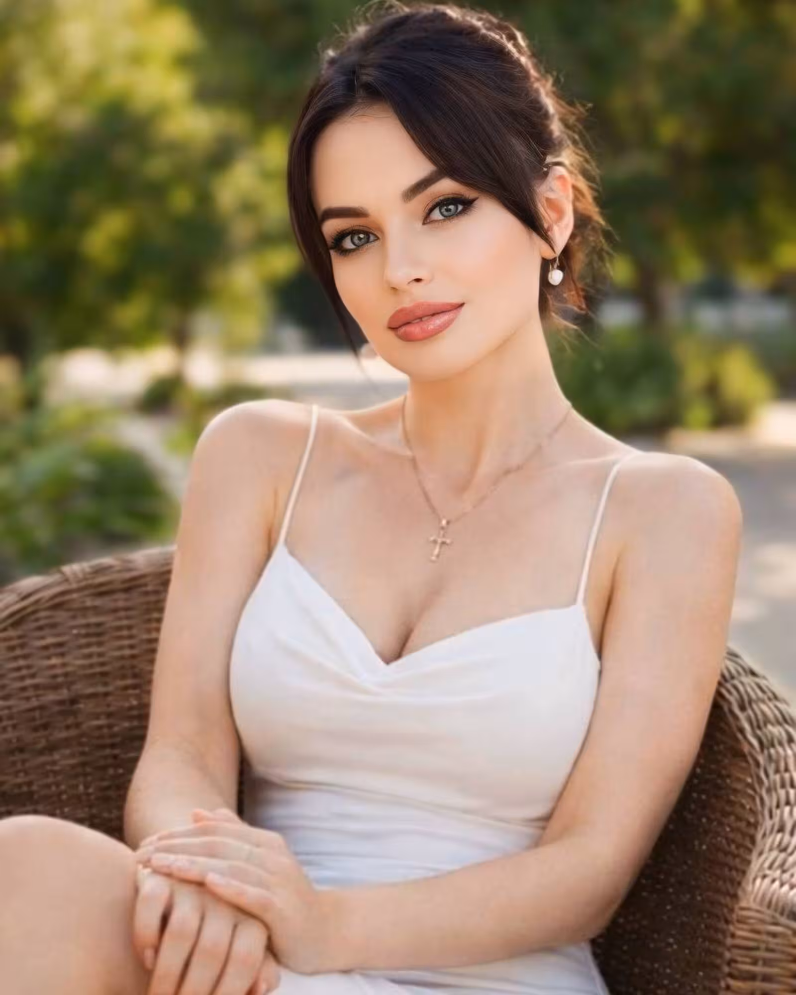 Nina mujeres rusas en traje de bano