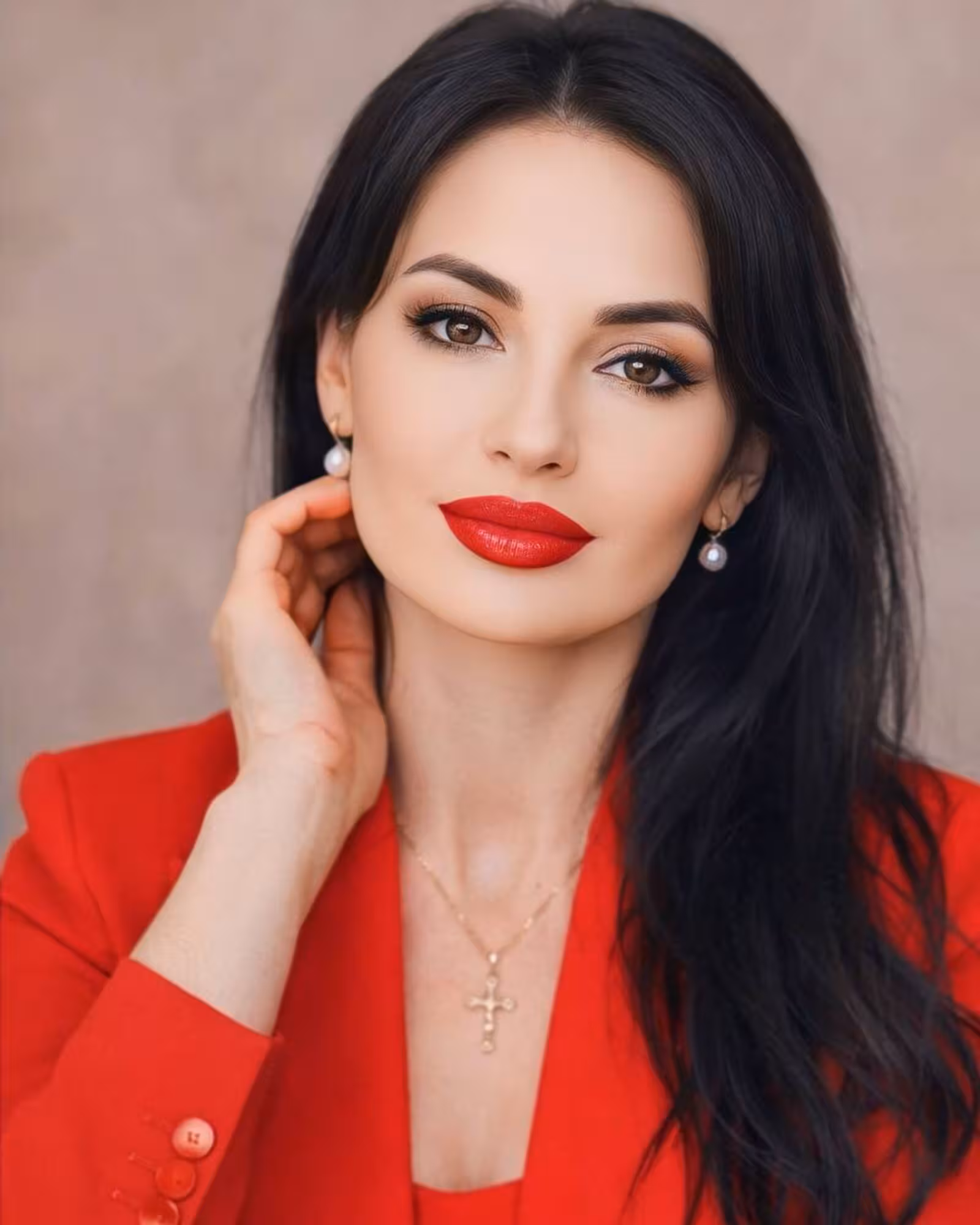 Nina mujeres rusas en traje de bano